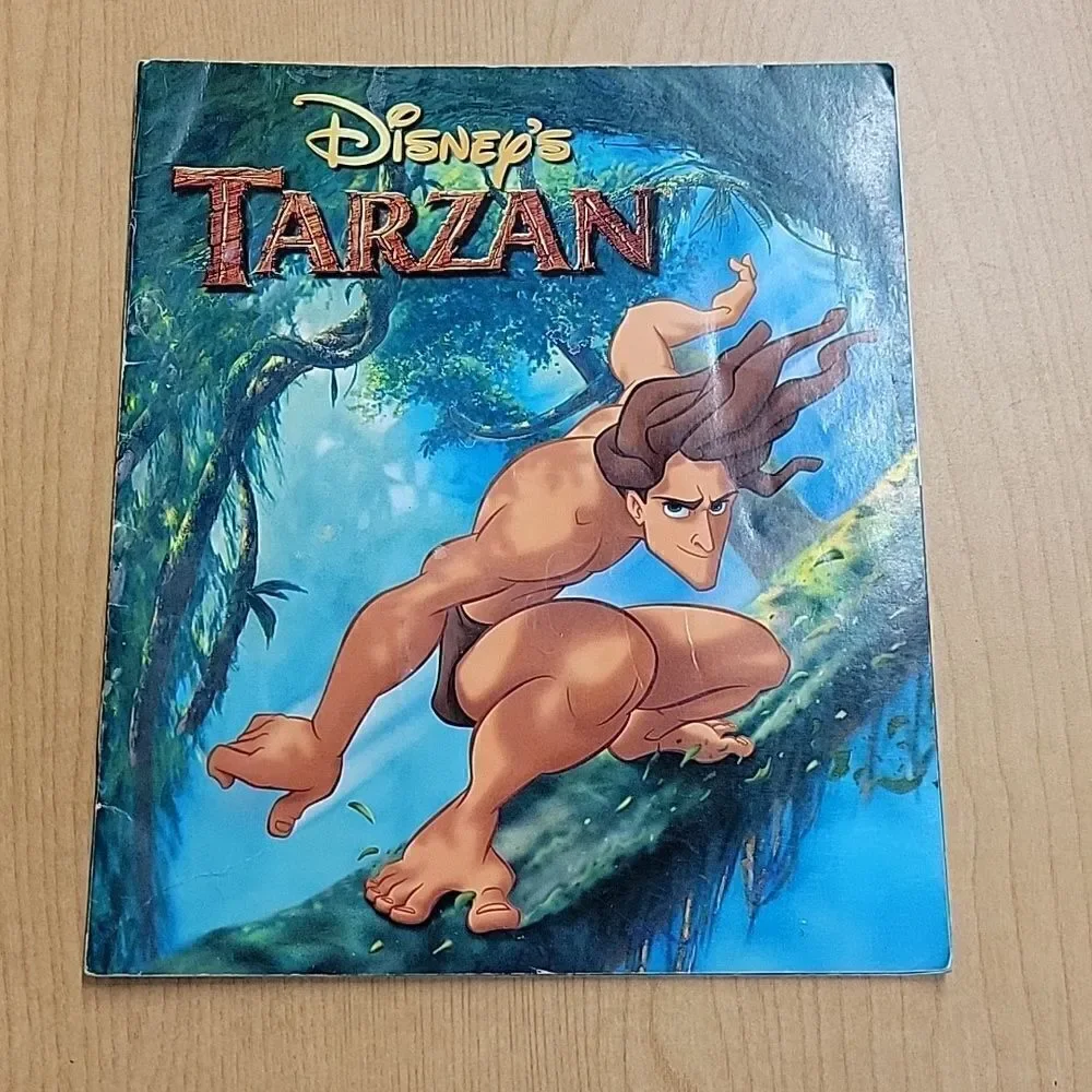 Disney‎ Tarzan and Tarzan & Jane vhs movies, Tarzan figure,book other figures